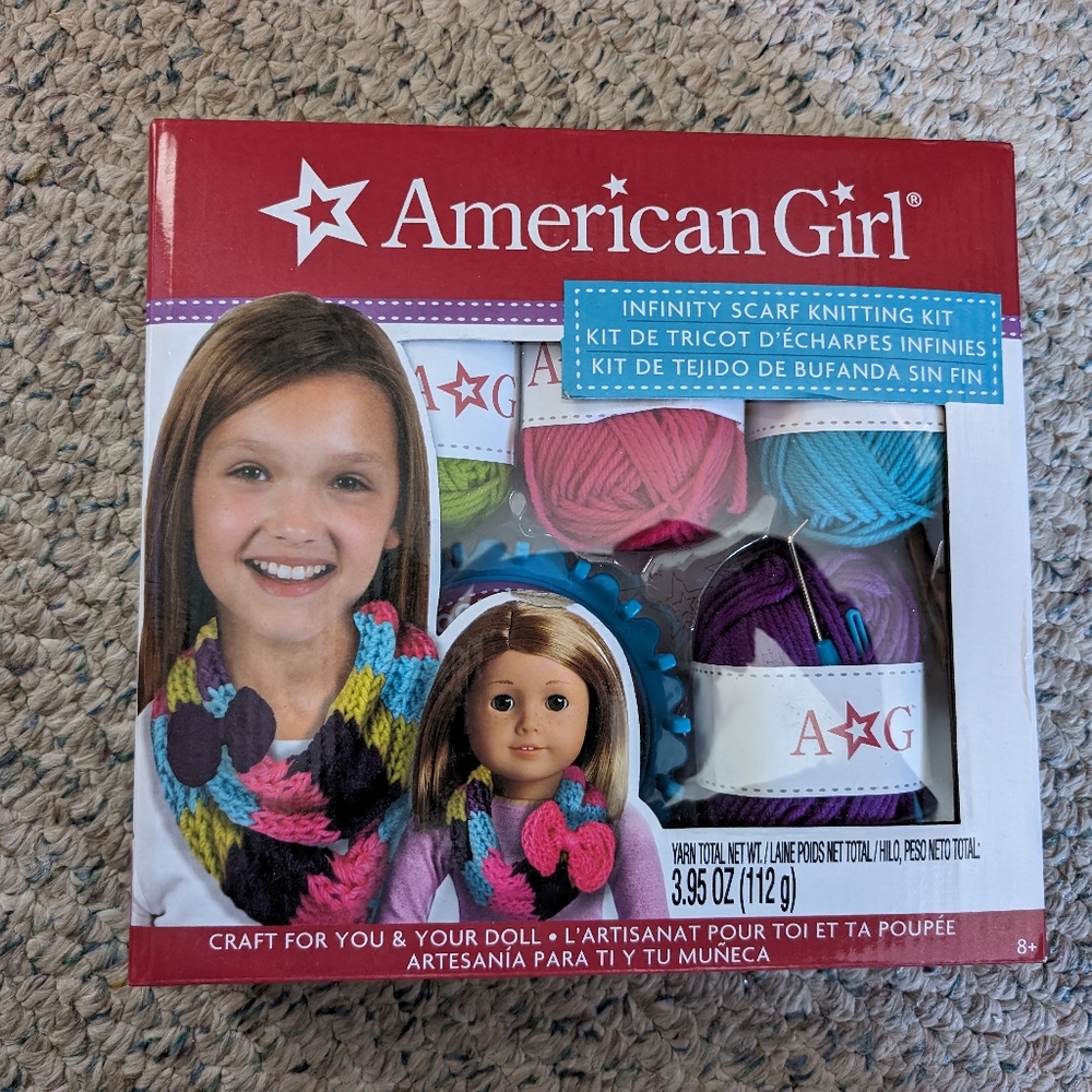 American Girl Infinity Scarf Knitting Kit (Unopened)
